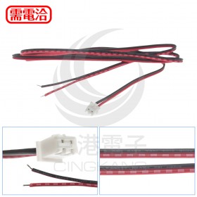 XH2.5 單頭#2468 22AWG 100CM 撥鍍5mm <最低訂購量100條>