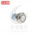 19mm不鏽鋼金屬平面環形燈有段開關-DC24V 白光