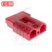 安德森接頭 兩極50A 600V 紅色 含端子#12AWG