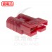 安德森接頭 兩極50A 600V 紅色 含端子#12AWG