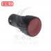 TS2 平頭按鈕 紅色1B 22/25mm TS2BFR-B