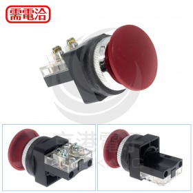 TBM-301A-R 天得 30 大頭按鈕-紅色 1A (傳統型)