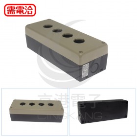 IDEC FB3W-413Z 樹脂控制盒 22mm 4孔 中心間距36mm