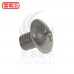 白鐵 扁圓頭十字螺絲 M5*6mm (10pcs/包)