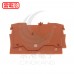 WAGO 2002-1292 端板和隔板 0.8mm 橙色 (25pcs/盒)