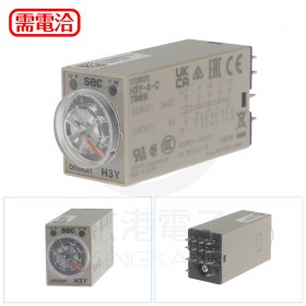 OMRON H3Y-4-C 10秒 DC24V 小型計時器