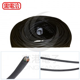 【不可超取】大同 CAT6 UTP 23AWG 戶外黑皮 305米/箱 -時價