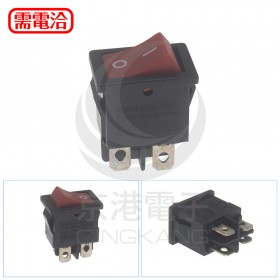 船形開關 紅色 無燈 16A125V-10A/250V 安規