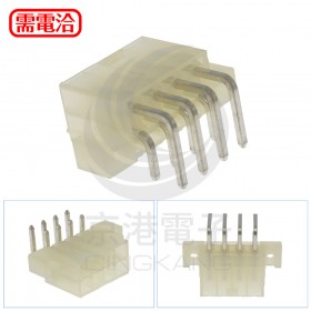 Molex 4.2連接器-雙排8P(2*4) 公座(有耳) 彎型 (20入)