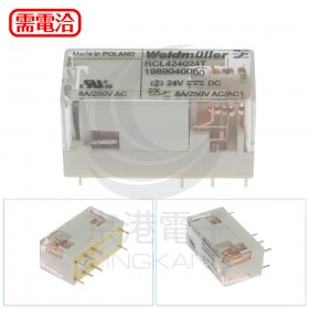 Weidmuller RCL424024T 繼電器 24VDC 8A