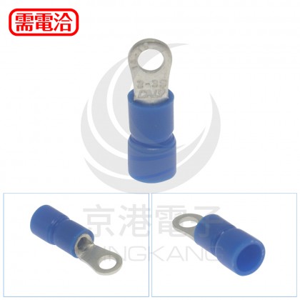 R型絕緣端子 RF2-3S (16-14AWG) 佳力牌 (100PCS/包)