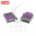 3M 37104-4080-G00 FL 4PIN 紫色 公頭 26-28AWG <最低訂購量100個>