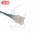 60*60*25mm DC12V GD126025HB(2W7) 80mm+2510-4P長腳 黑黃綠藍
