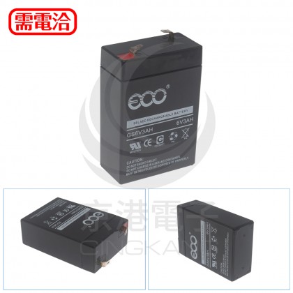 ECO GS6V3AH 扁 電池
