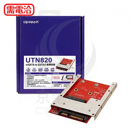 Uptech 登昌恆 UTN820 mSATA to SATA介面轉換器