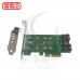 伽利略 PCI-E 4X M.2(NVMe)1埠+(NGFF)2埠 SSD 轉接卡 M2PE1S2