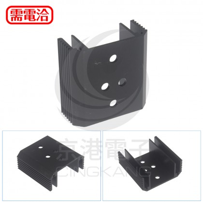 散熱片 50*50*高21mm (適用於2N3055)