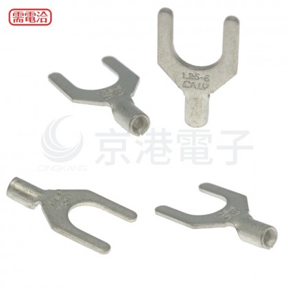 Y型裸端子 Y1.25-6 (22-16AWG) 佳力牌 (100PCS/包)