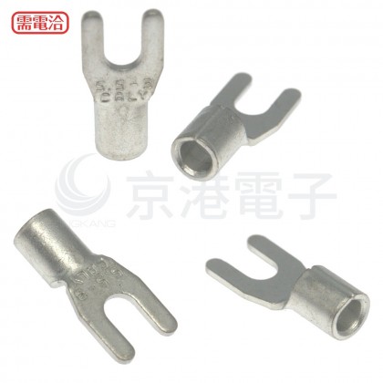 Y型裸端子 Y5.5-3 (12-10AWG) 佳力牌 (100PCS/包)