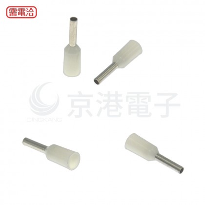 KSS 歐式端子ET0.75-6WE 白色 (100PCS/包)