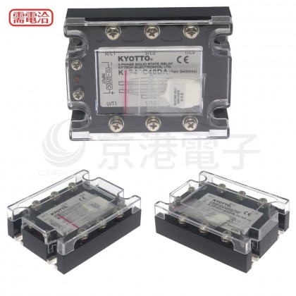 KYOTTO K3P40C40DA 三相固態繼電器 40A I/O:DC12-32V/AC48-480V