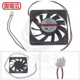 GD246010HB 60*60*10mm 滾珠風扇 DC24V+XH-2P BR