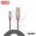 LINDY 林帝 36631 CROMO LINE USB2.0 TYPE-A/公 TO MINI-B/公 傳輸線 1M