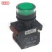 NHD 22mm 照光平頭按鈕開關(交替)-綠 1a1b 24V LED NLB22-L11GA