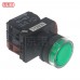NHD 22mm 照光平頭按鈕開關(交替)-綠 1a1b 24V LED NLB22-L11GA