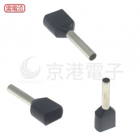 1506 雙線套歐式端子 EW1.5-12BK(黑色) KSS (100入/包)