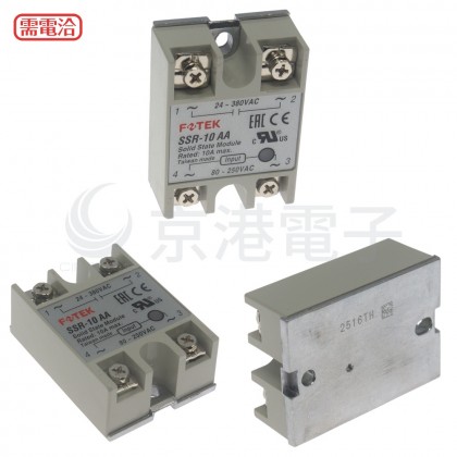 FOTEK SSR-10AA 固態繼電器 AC to AC 10A