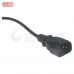 電腦電源線 IEC C13插座轉C14插頭 18AWG 250VAC10A 1M<最低訂購量100條>