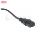 電腦電源線 IEC C13插座轉C14插頭 18AWG 250VAC10A 1M<最低訂購量100條>