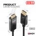 LINDY 林帝 40927 主動式DisplayPort to HDMI 2.0 HDR轉接線 3m