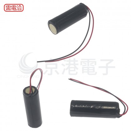 18650+保護板 1500MAH 出紅黑線