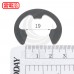 白鐵 E型扣 19mm(10pcs/包)