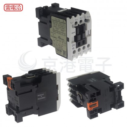 東元電磁接觸器 CU-16 3A1a 24V 50/60Hz AC1/25A