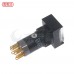 16φ長方形按鈕開關 覆歸 1A1B 33V 鎢絲燈 白色