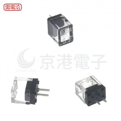 FANUC DAITO保險絲熔斷器 2腳 透明方形 (0.5A 125V) DM05