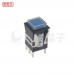 IDEC 方形瞬時照光按鈕開關 MA2L-M1141S  24V 藍色