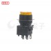 IDEC LB1L-M1T14Y 圓形瞬時型照光按鈕開關  24V 黃色