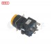 IDEC LB1L-M1T14Y 圓形瞬時型照光按鈕開關  24V 黃色