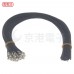Molex 2.54 #1007單頭線 26AWG 黑色 40CM 頭切斷 (100PCS)