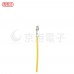 Molex 2.54 #1007單頭線 26AWG 黃色 40CM 頭切斷 (100PCS)