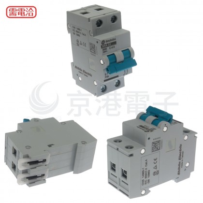 士林 BHA32C40 2P40A C型6KA小型斷路器  軌道式迴路保護器