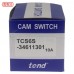 天得 TCS6S346-11301 多段式切換開關 64*64短柄 ON OFF ON 10A(1A 0 1A)