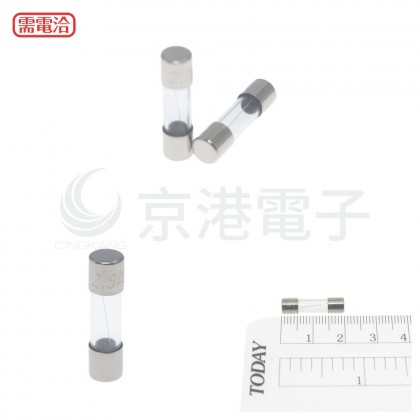 20mm  2.5A 250V 玻璃保險絲 快熔型(100PCS/盒)