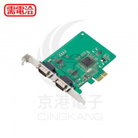MOXA CP-102E 雙埠RS-232 PCI Express擴充卡