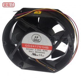 GD241751HB(2F7) 3rd 172x150x51mm 滾珠風扇 DC24V 出三線