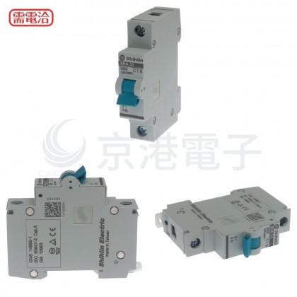 士林 BHA 1P16A C型6KA小型斷路器  軌道式迺路保護器 BHA31C16